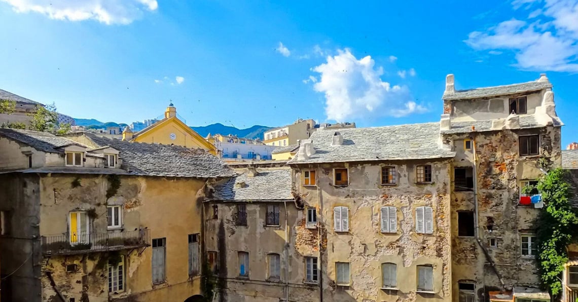 Bastia-oude-gebouwen