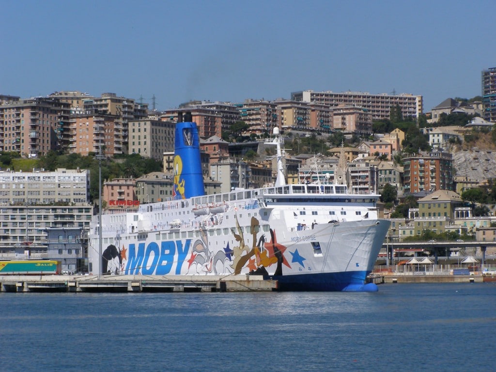 Met de veerboot van Genua naar Corsica (Bastia) Met de veerboot van Genua naar Corsica (Bastia)