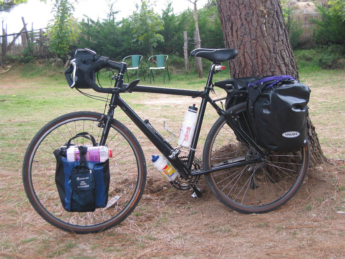 15-daagse-fietsvakantie-door-Corsica-met-Sawadee-bepakte-fiets