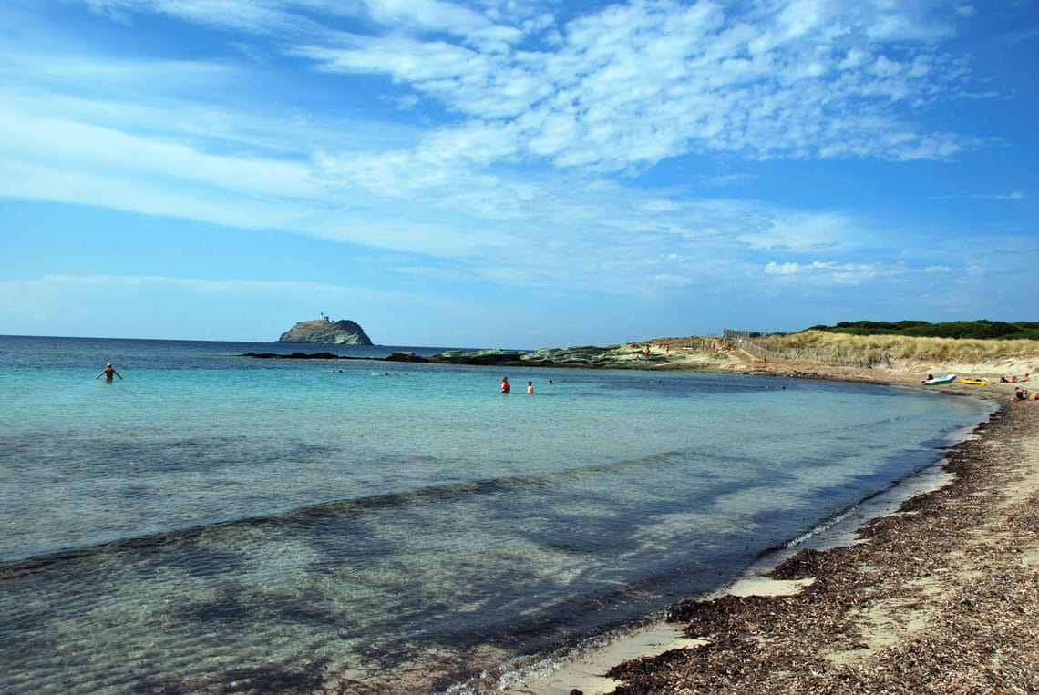 Barcaggio-strand