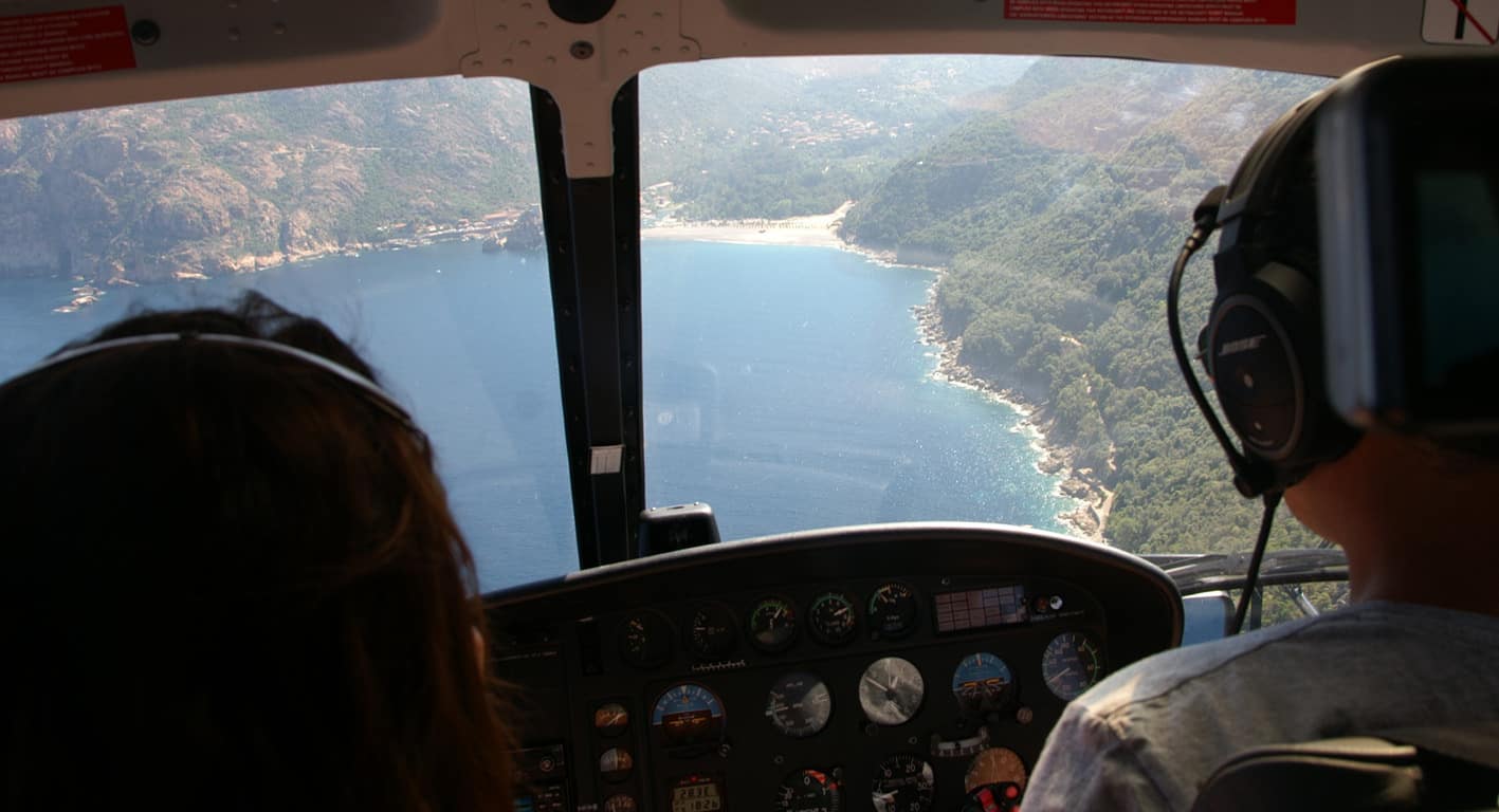 rondvlucht over de baai van Porto