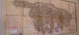 Corsica-landkaart