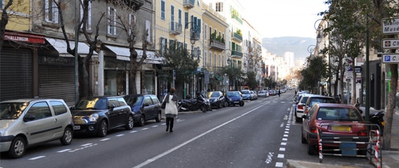 Cours-Napoleon-straat-Ajaccio