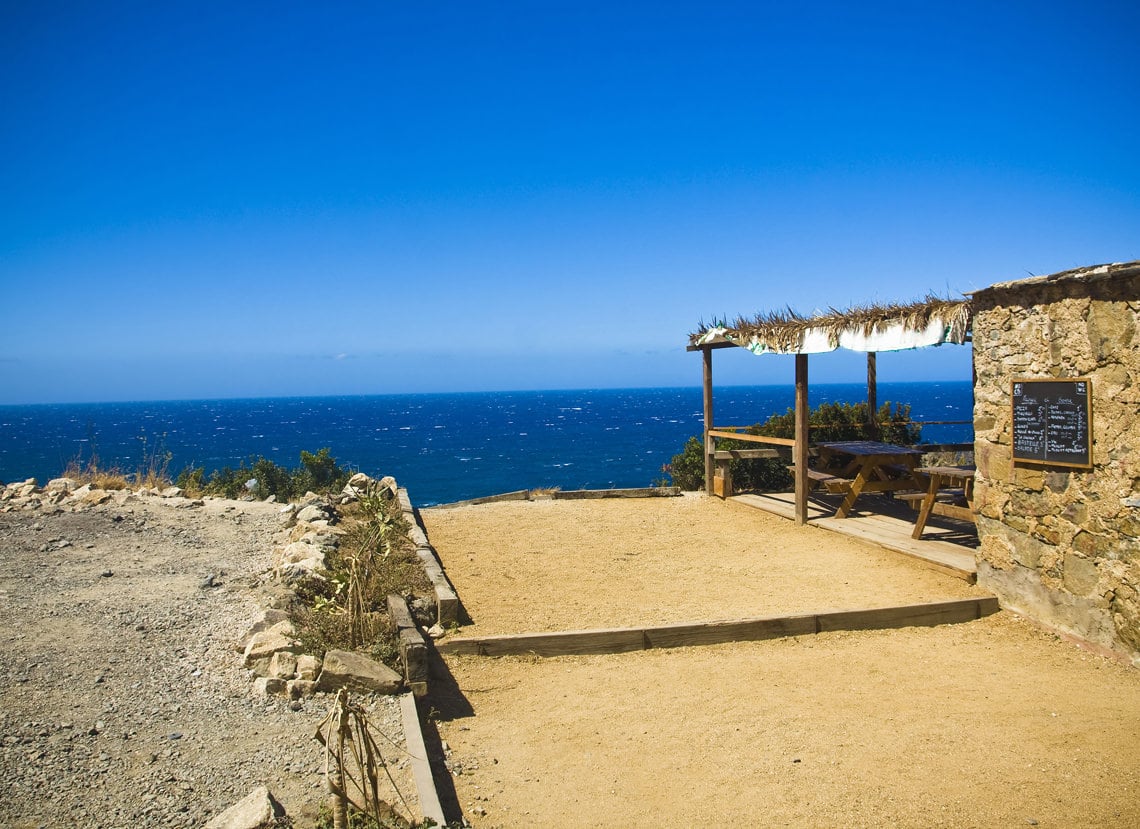 Het-weer-op-Corsica-in-juli-strandtent