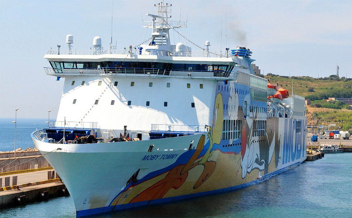 Moby-Lines-veerboot-Corsica-in-haven-Piombino