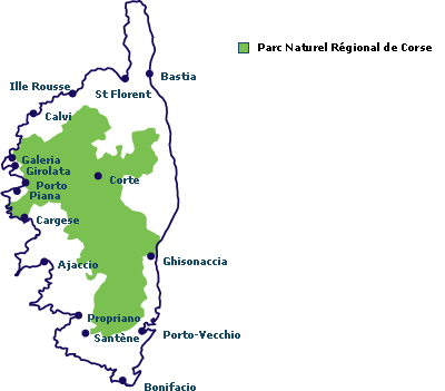 Parc-Naturel-de-la-Corse-op-de-kaart