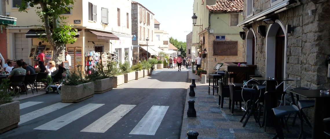 Porto-Vecchio-winkelstraat