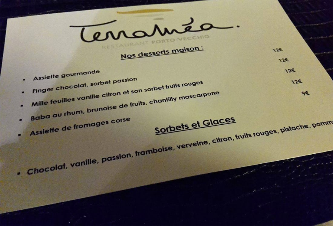 Restaurant-Terramea-kaart