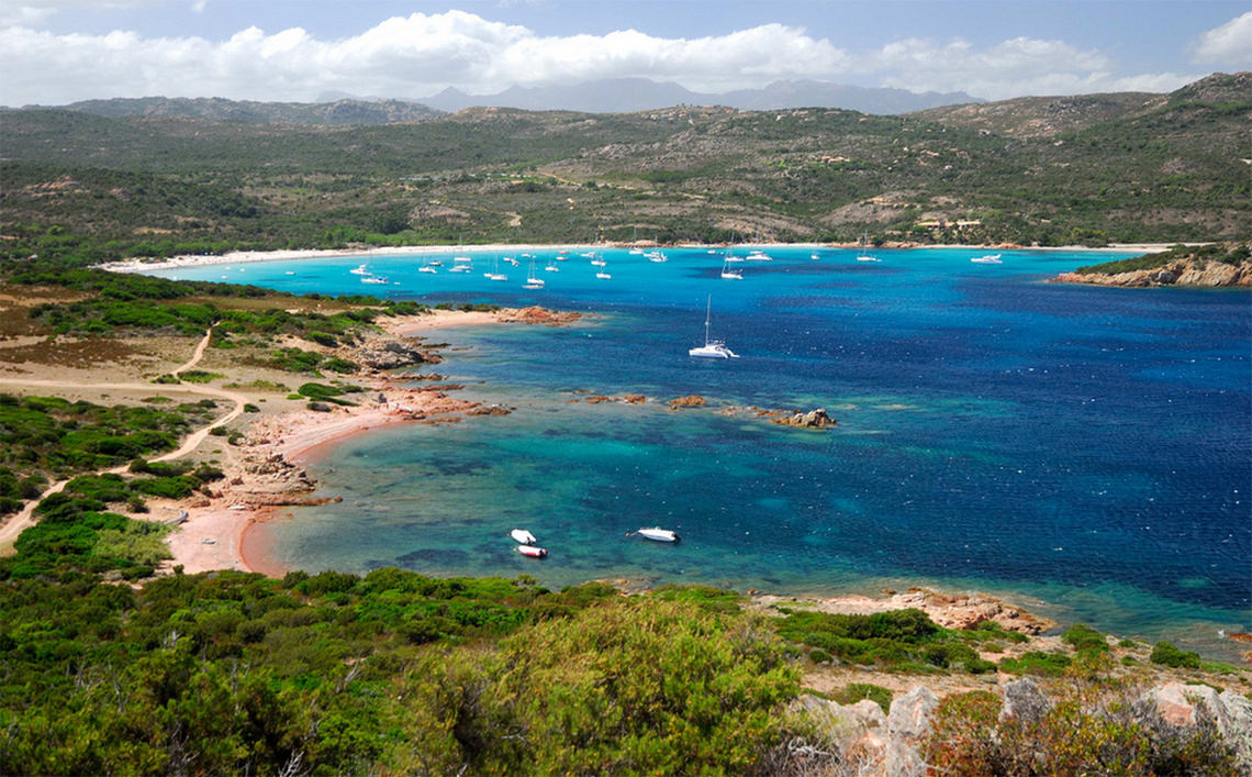 Rondinara-Strand-Zuid-Corsica-Bonifacio-afstand