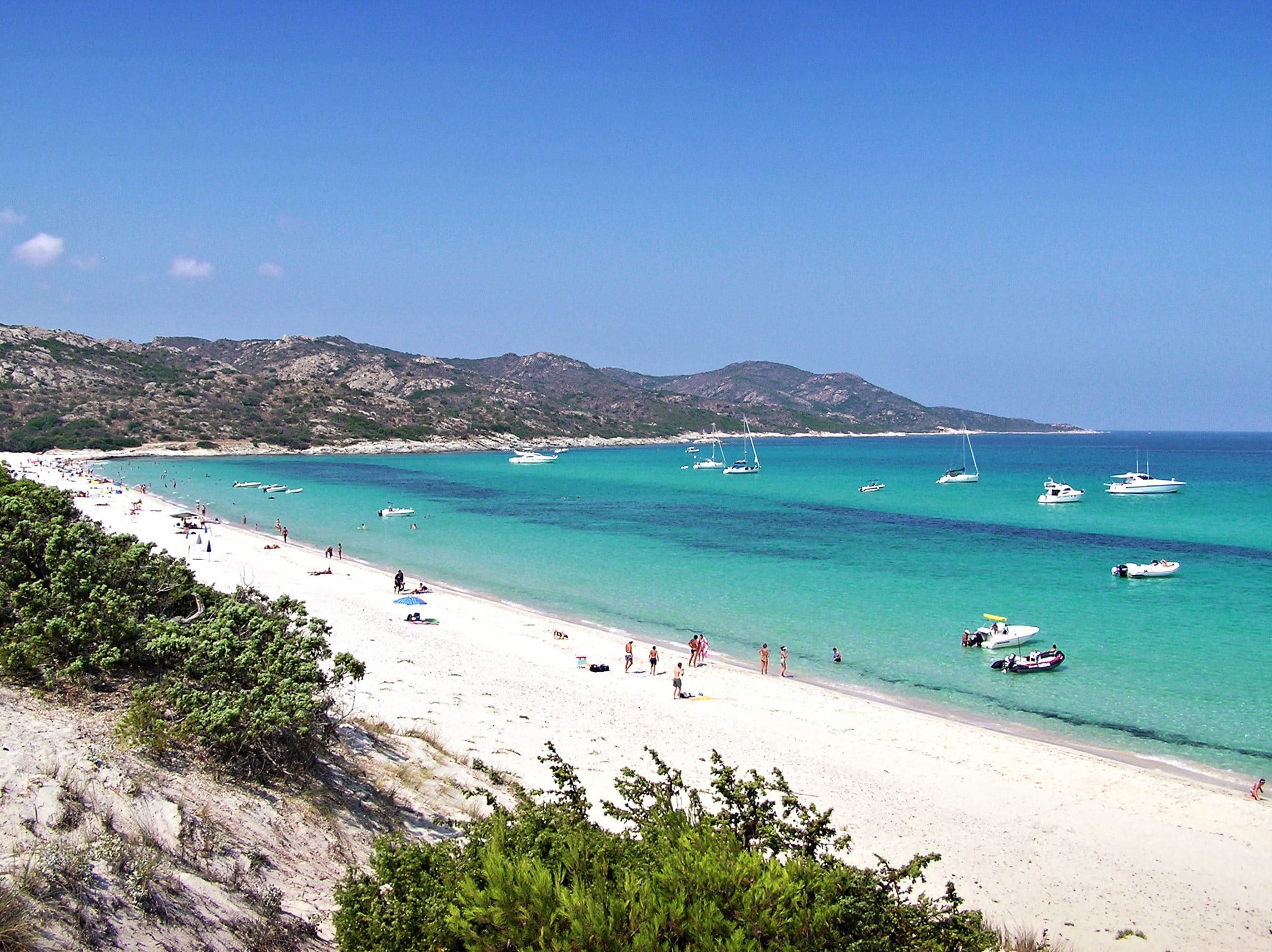 Strand van Saleccio Corsica