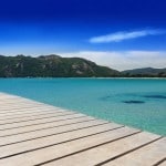 Strand-op-Corsica-weer-in-augustus